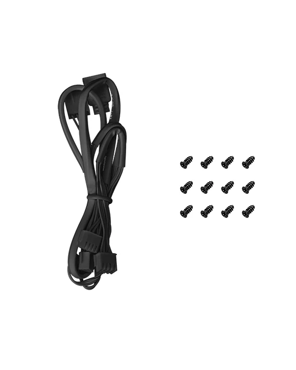 Kit 3x Cooler Fan DeepCool FD14, ARGB, 140mm, Preto, 1650 RPM, 82 CFM - R-FD14-BKAPN3-G - Imagem 5