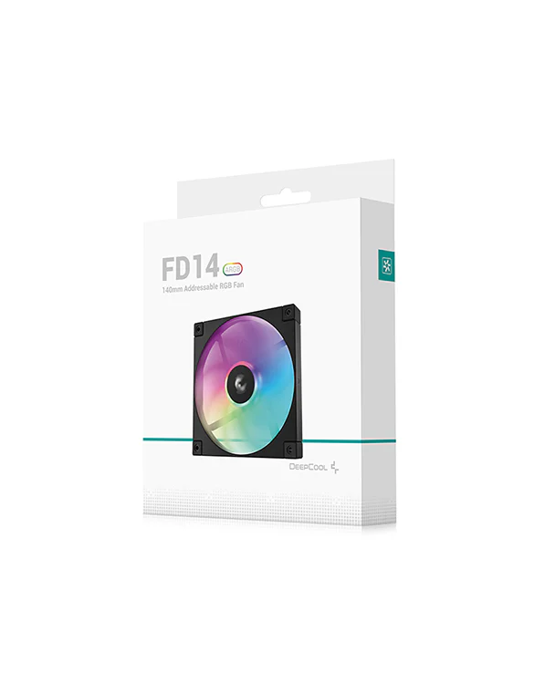 Cooler Fan DeepCool FD14, ARGB, 140mm, Preto, 1650 RPM, 82 CFM - R-FD14-BKAPN1-G - Imagem 5
