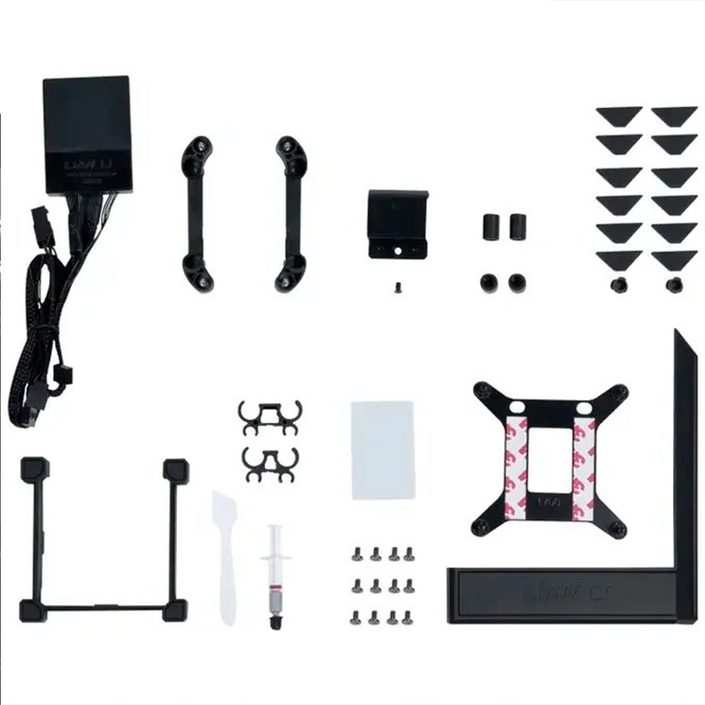 Water Cooler Hydroshift 360TL Preto Display LCD, Lian Li, 360mm, AMD/Intel, Alta Pressão - HSLCD36TB - Imagem 3