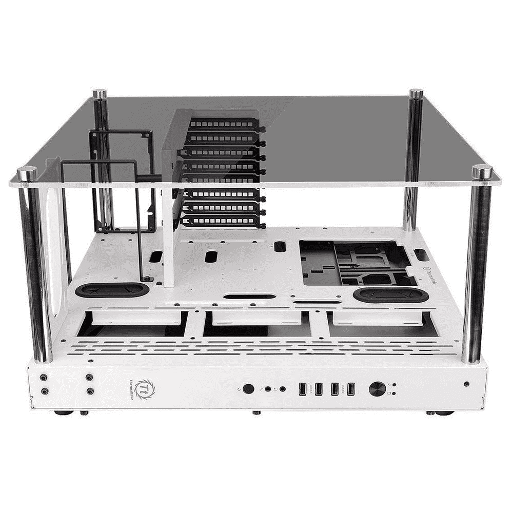 Gabinete Gamer Thermaltake Core P3 TG Branco, Cabo Riser 3.0 Incluído, Vidro Temperado - CA1G400M6WN05 - Imagem 9