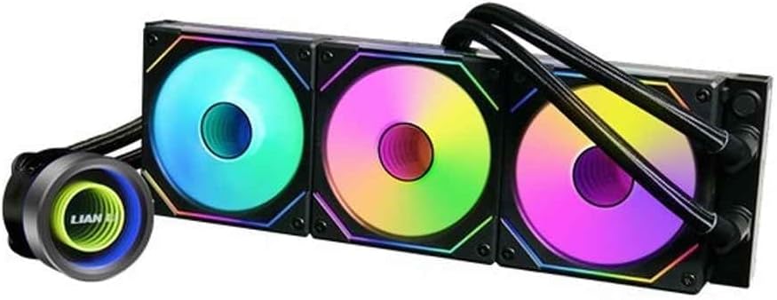 Water Cooler Lian Li Galahad II Trinity AIO 360mm Preto, UNI FAN Infinity, ARGB, Intel LGA 1700 e AMD AM5 - GA2T36INB - Imagem 2