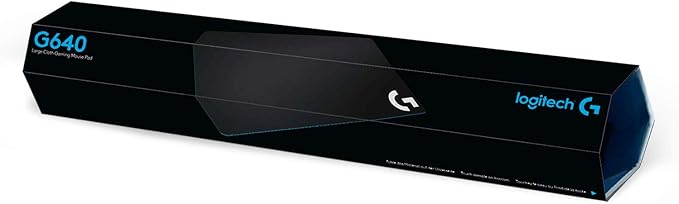 Mousepad Gamer Logitech G640, Speed, Grande (400x460mm), Preto - 943-000088 - Imagem 6