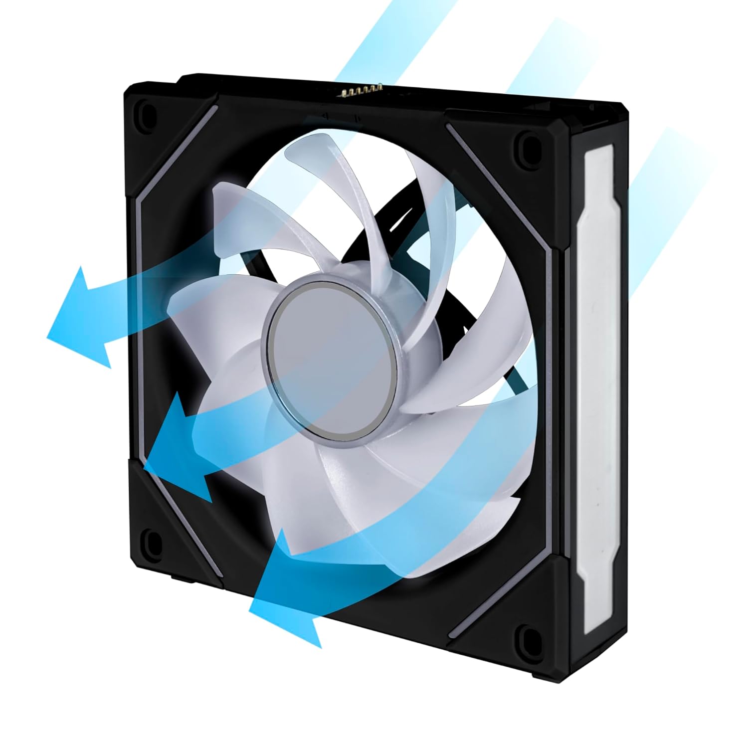 Cooler Fan Gamer 120 Reverse Lian Li Uni Fan SL Infinity, 120mm, ARGB, Preto, 2100 RPM, 61 CFM - UF-RSLIN120-1B - Imagem 5