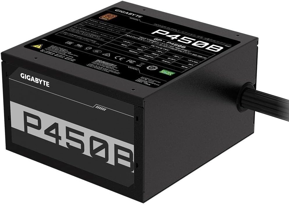 Fonte Gigabyte 450W, 80 Plus Bronze, PFC Ativo, Bivolt automático - GP-P450B/BR - Imagem 4