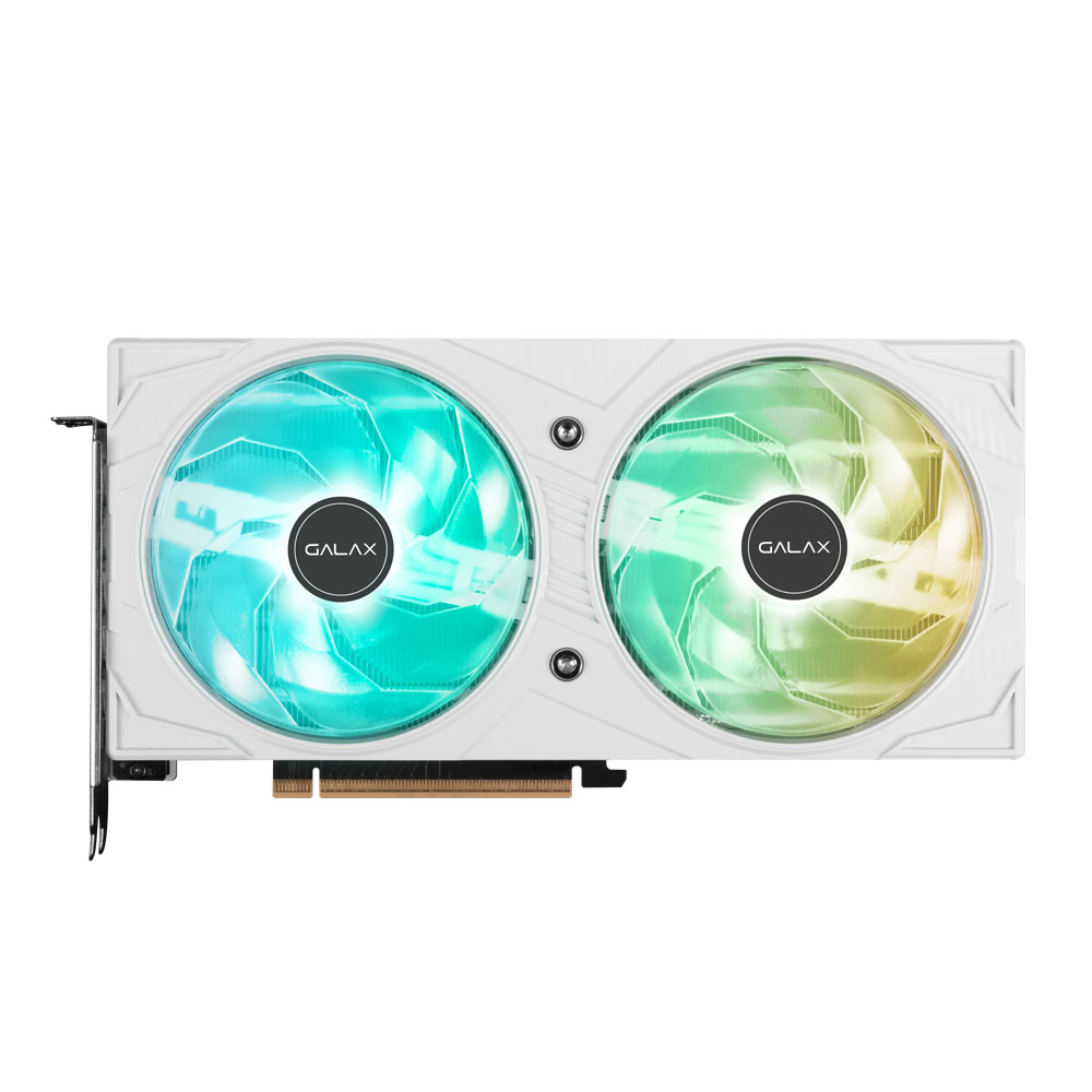 Placa de Vídeo Branca Galax RTX 5060 EX ARGB, NVIDIA GeForce, 8GB, GDDR7, DLSS 4, Ray Tracing - Imagem 3
