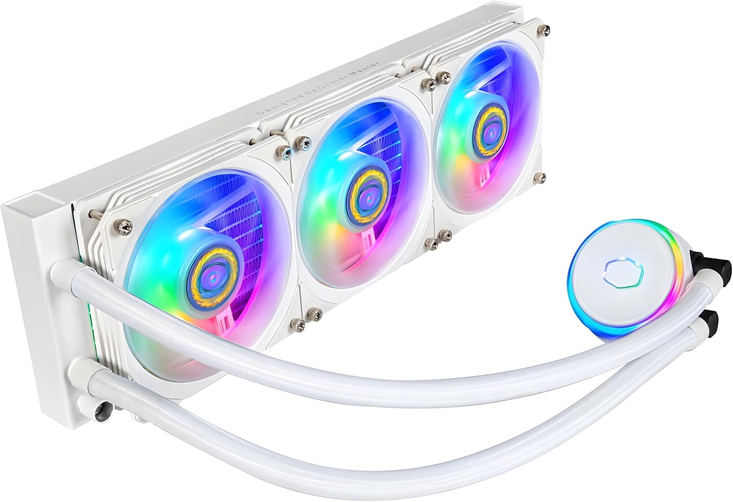 Water Cooler Masterliquid PL360 Flux Branco Cooler Master, RGB, 360mm, Intel/AMD - MLY-D36M-A23PZ-RW - Imagem 2