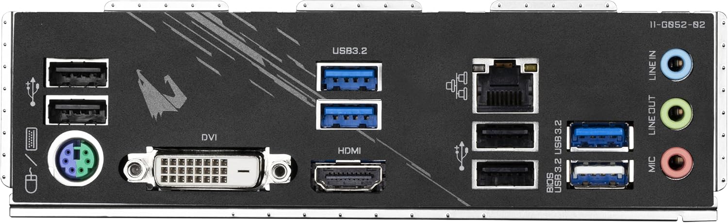 Placa Mãe B550M Aorus Elite, AMD AM4, Micro ATX, DDR4, NVMe, HDMI, USB3.2 - Imagem 5