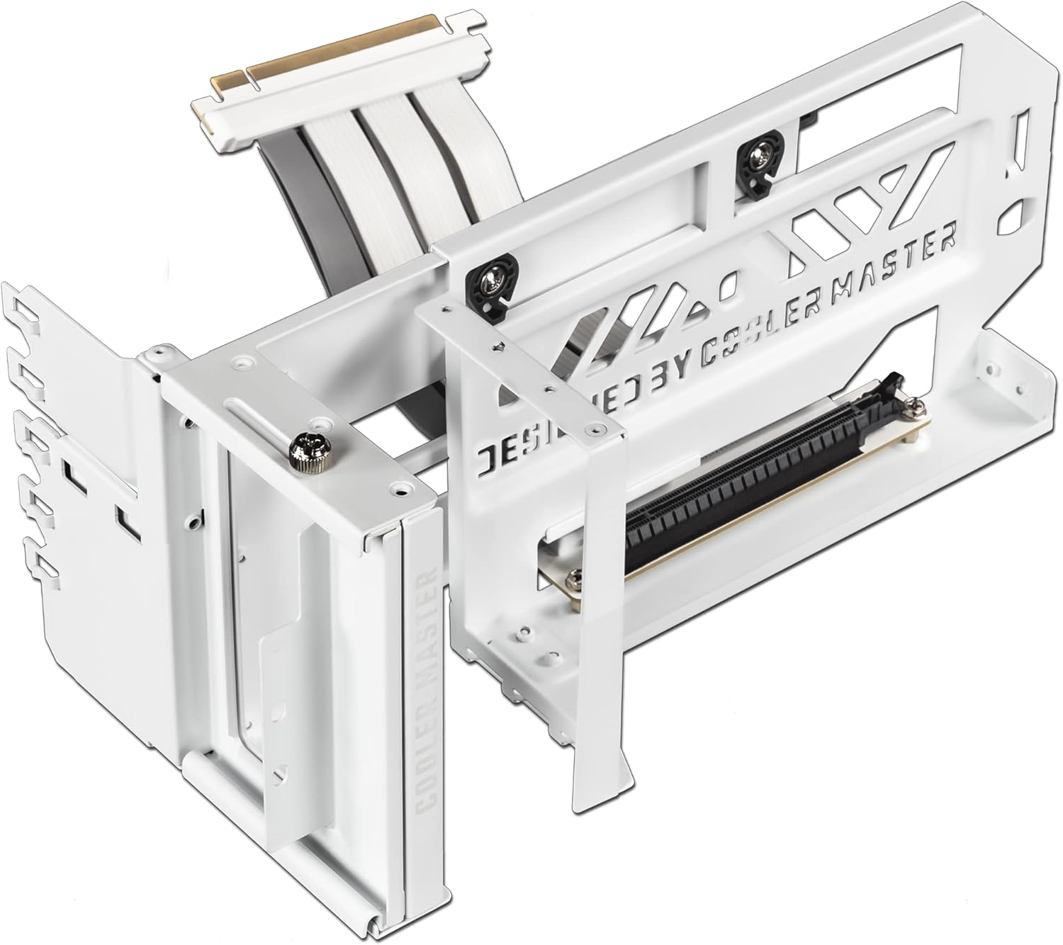 Suporte de Gabinete para Placa de Vídeo na Vertical V3, Cooler Master, Riser PCIe 4.0, Branco - MCA-U000R-WFVK03 - Imagem 2