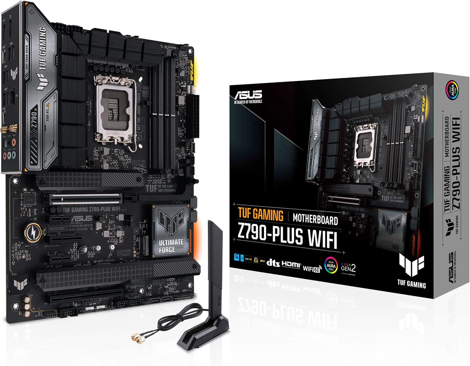 Placa Mãe Asus TUF Gaming Z790-Plus D5, Intel, ATX, DDR5, RGB, Wi-Fi, Bluetooth - 90MB1D80-M0EAY0i