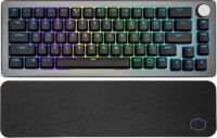 Teclado Sem fio Gamer Cooler Master CK721, 65%, Cinza/Preto, Switch Azul (Clicky) , Wifi e Bluethooth - CK-721-GKTL1-US