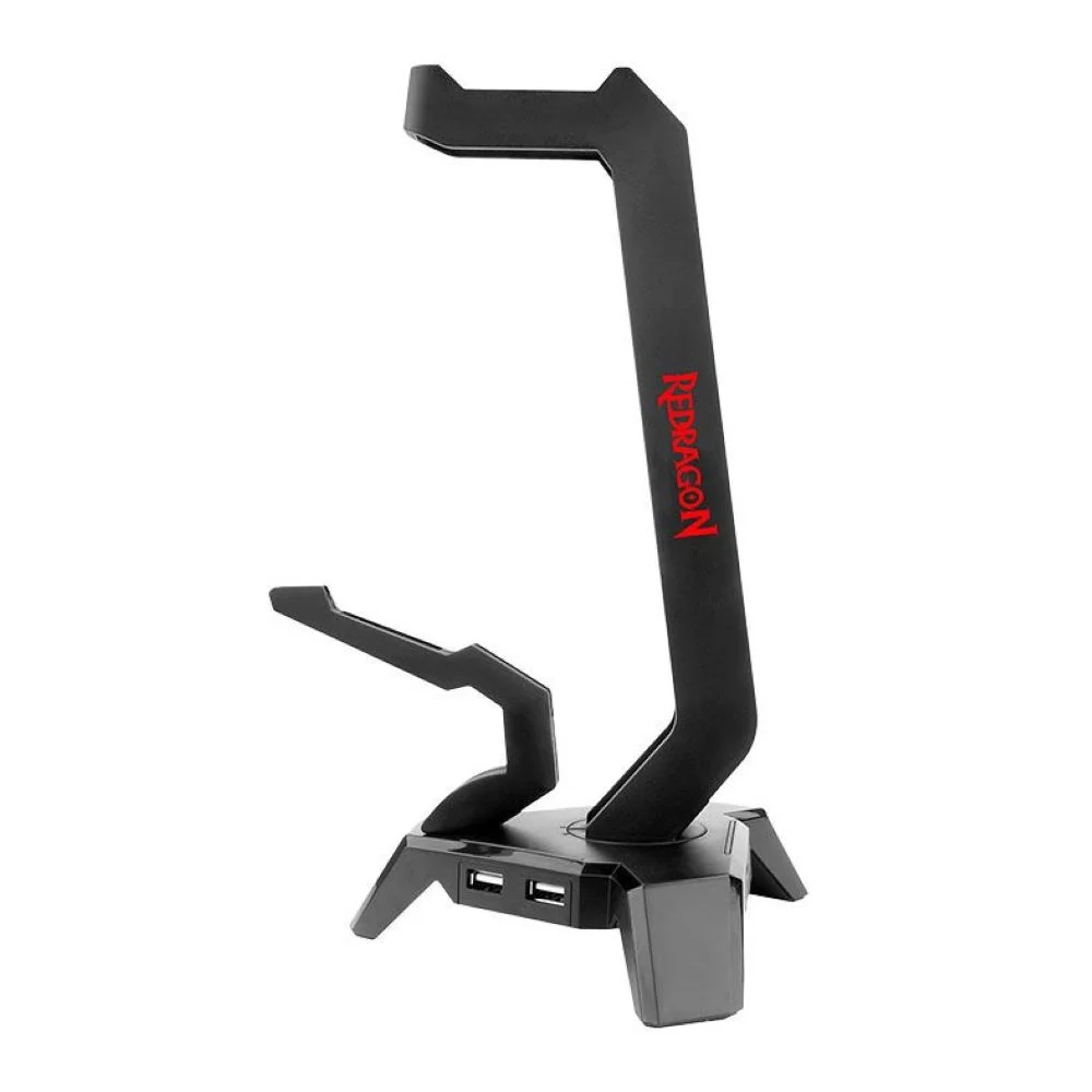 Suporte Para Headset e Mouse Bungee Redragon Scepter Elite, RGB, Preto - HA311 - Imagem 2