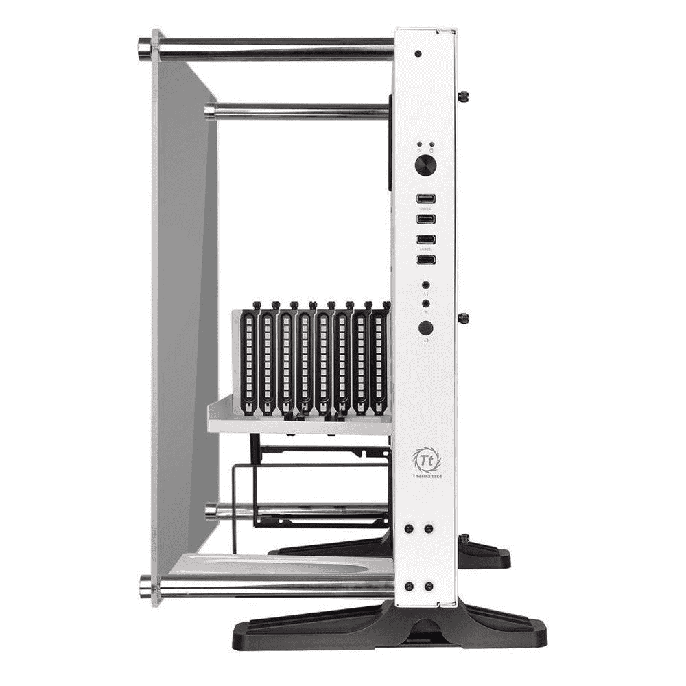 Gabinete Gamer Thermaltake Core P3 TG Branco, Cabo Riser 3.0 Incluído, Vidro Temperado - CA1G400M6WN05 - Imagem 7