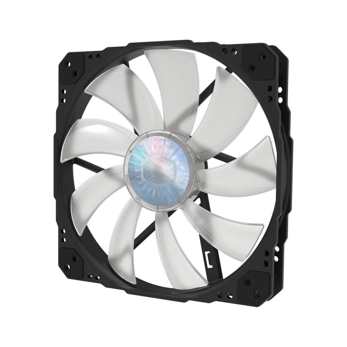 Cooler para Gabinete 200mm, Cooler Master Sickleflow 200 ARGB, Preto, 102 CFM, 15 dBA e 800RPM - MFX-B3DN-08NP2-R1 - Imagem 3