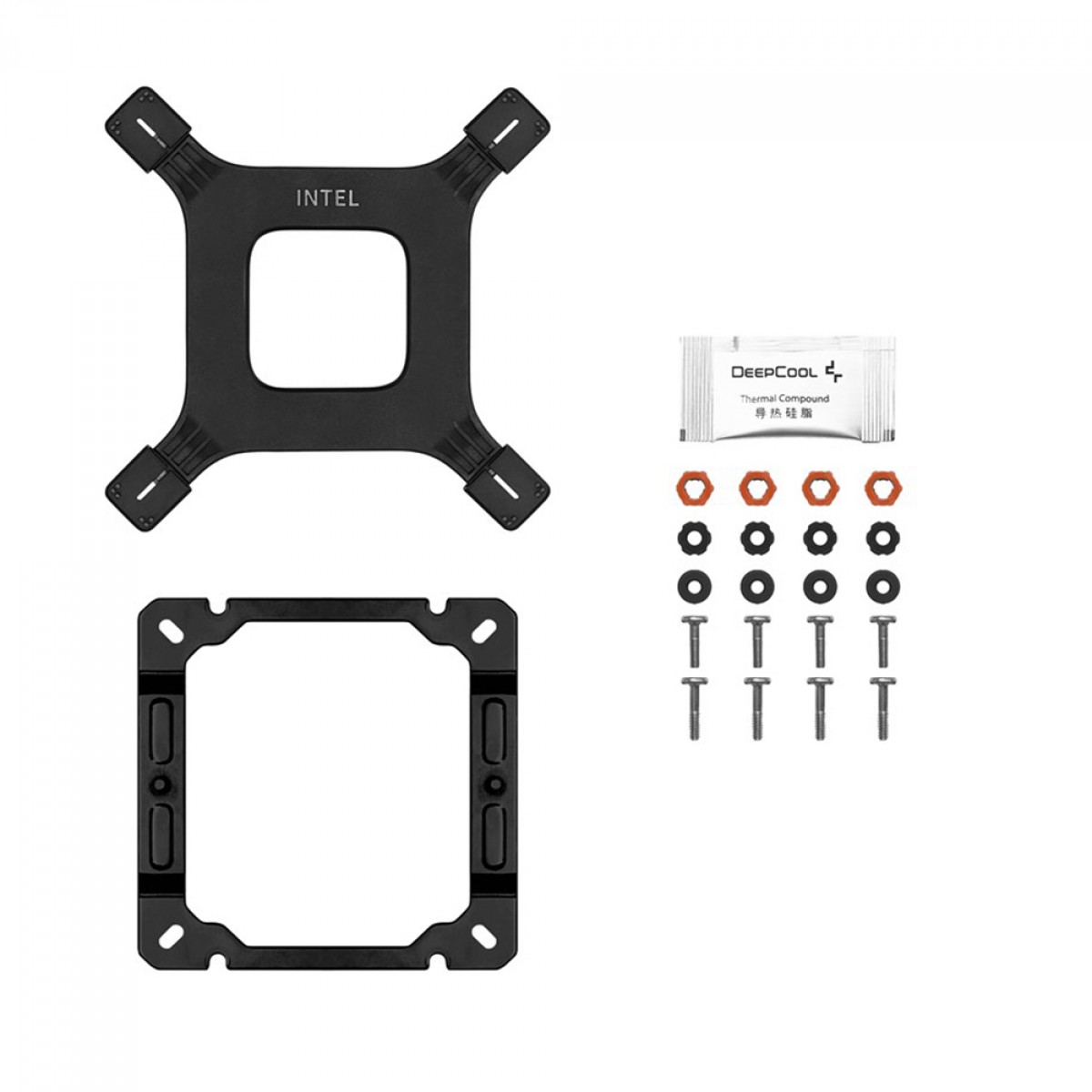 Cooler para Processador DeepCool AG400 Digital BK ARGB, 120mm, Intel-AMD, Preto, R-AG400-BKADMN-G-1 - Imagem 5