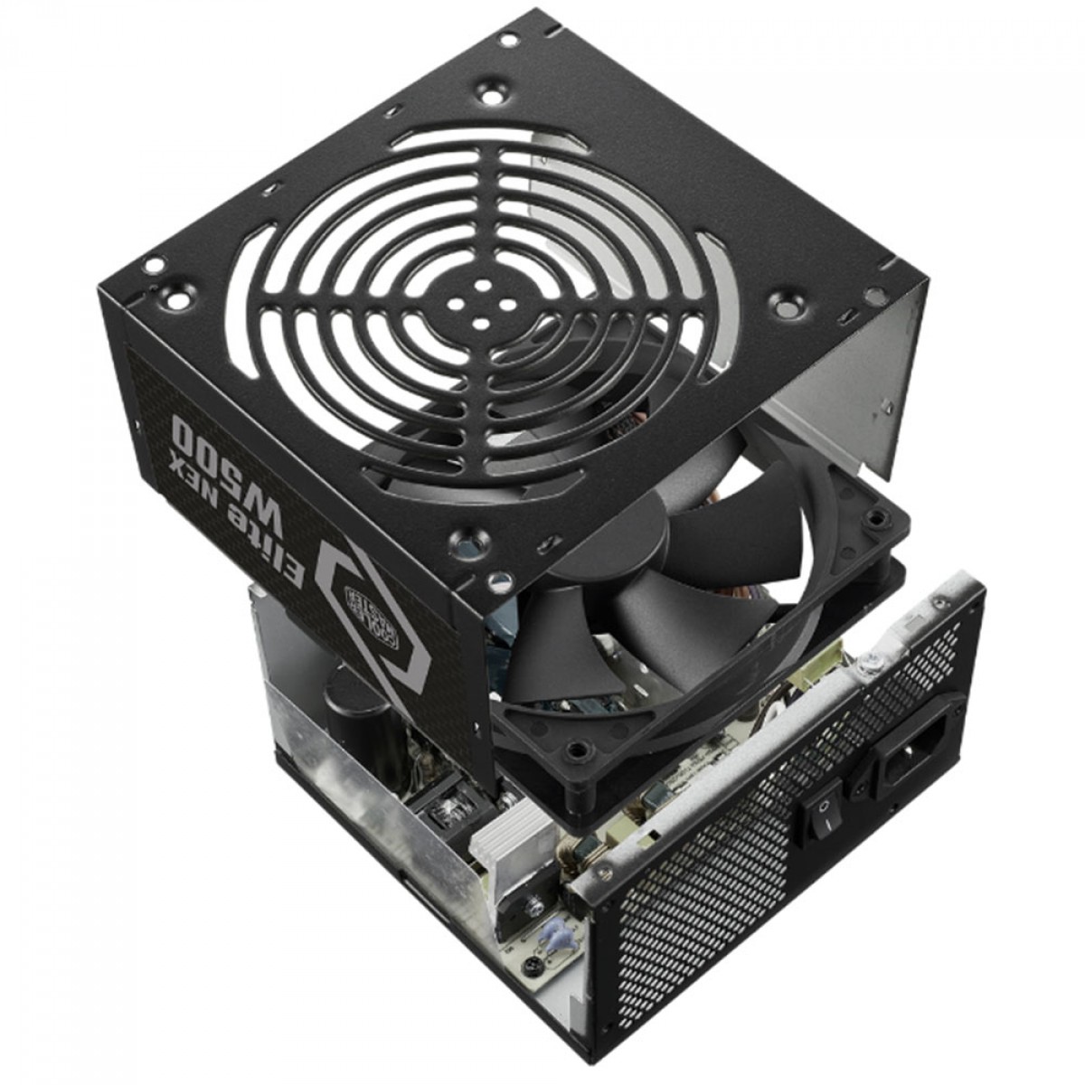 Fonte Cooler Master Elite NEX W500, 500W, PFC Ativo, 80 Plus White, Preta - MPW-5001-ACAW-BB1 - Imagem 6