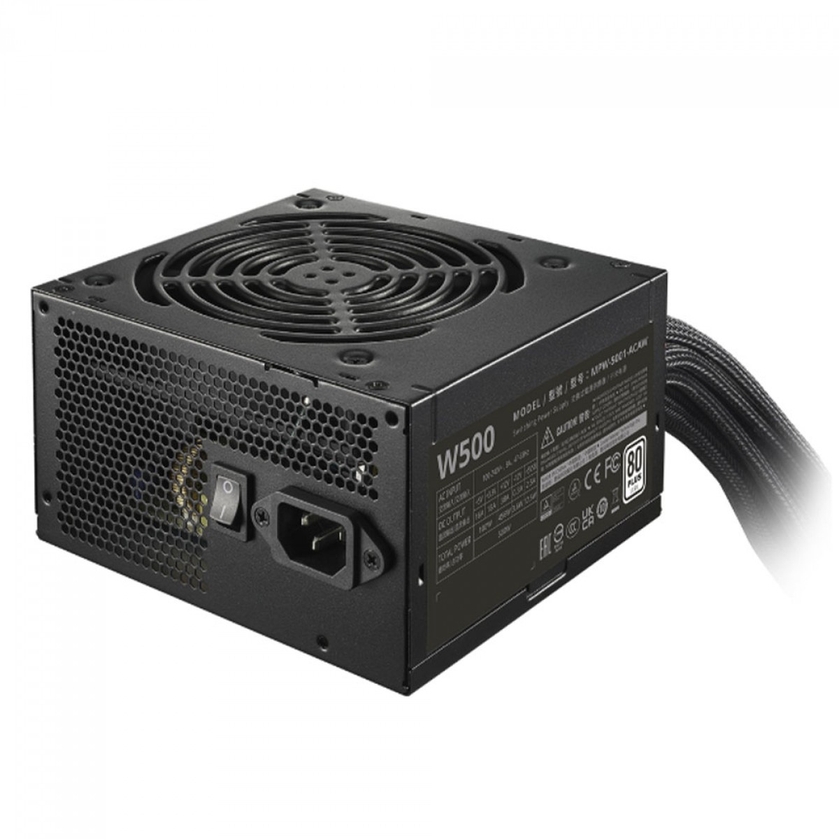 Fonte Cooler Master Elite NEX W500, 500W, PFC Ativo, 80 Plus White, Preta - MPW-5001-ACAW-BB1 - Imagem 4