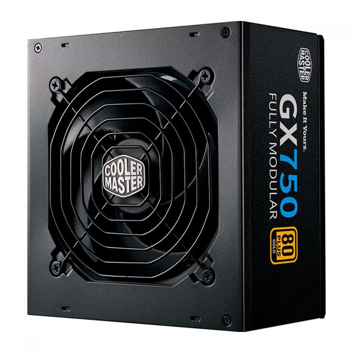 Fonte Cooler Master GX750 Gold, 750W, Full Modular, 80 Plus Gold, Preto - MPE-7501-AFAAG-W1