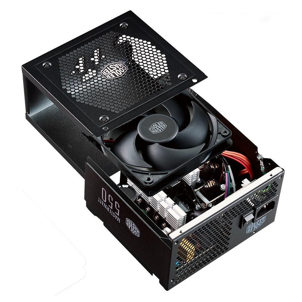 Fonte Cooler Masterwatt, 550W, 80 Plus Bronze, Semi Modular, PFC ativo - MPX-5501-AMAAB-WO - Imagem 7