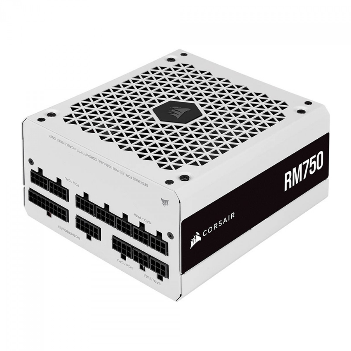 Fonte 750W Branca Corsair RM750, 80 Plus Gold, Modular, PFC Ativo, CP-9020231-WW - Imagem 2
