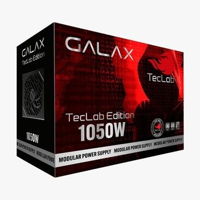 Fonte 1050W Galax TecLab Edition, TL Full Modular, 80 Plus Platinum, ATX 3.1 PCIE 5.1 - TL1050PRBKS8810BR