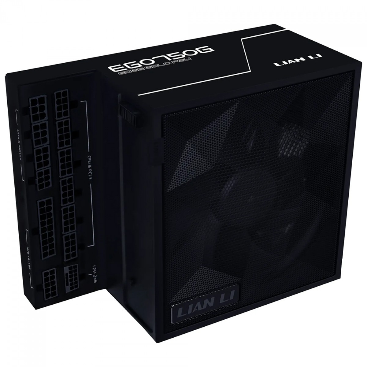 Fonte 750W Lian Li 80 Plus Gold Edge Series Preto ATX 3.1, PCIE 5.1, Full Modular com Cabos Sleeveds - Imagem 3