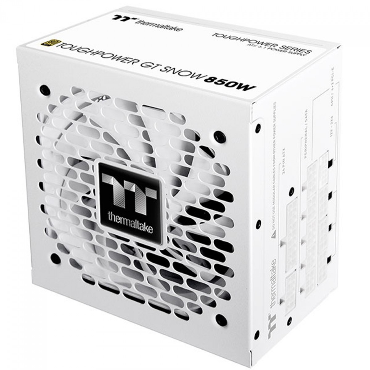 Fonte 850W Branca Thermaltake Toughpower GT, 80 Plus Gold, PFC Ativo, ATX 3.1, PCI 5.1 Full Modular