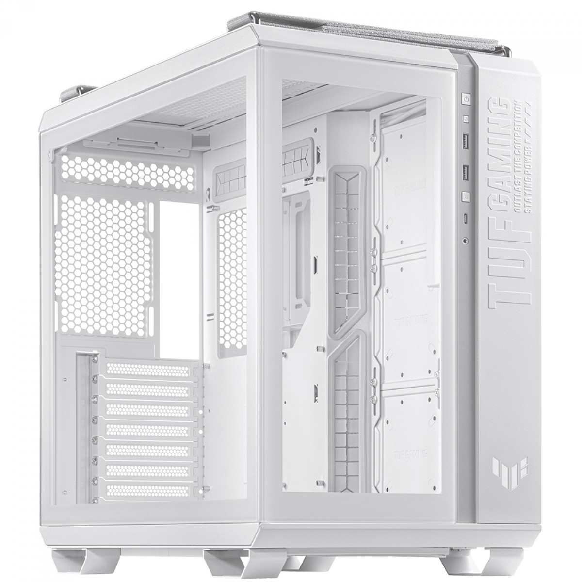 Gabinete Branco Asus TUF GT502, Mid Tower, Vidro Temperado, ATX - 90DC0093-B00000 - Imagem 2
