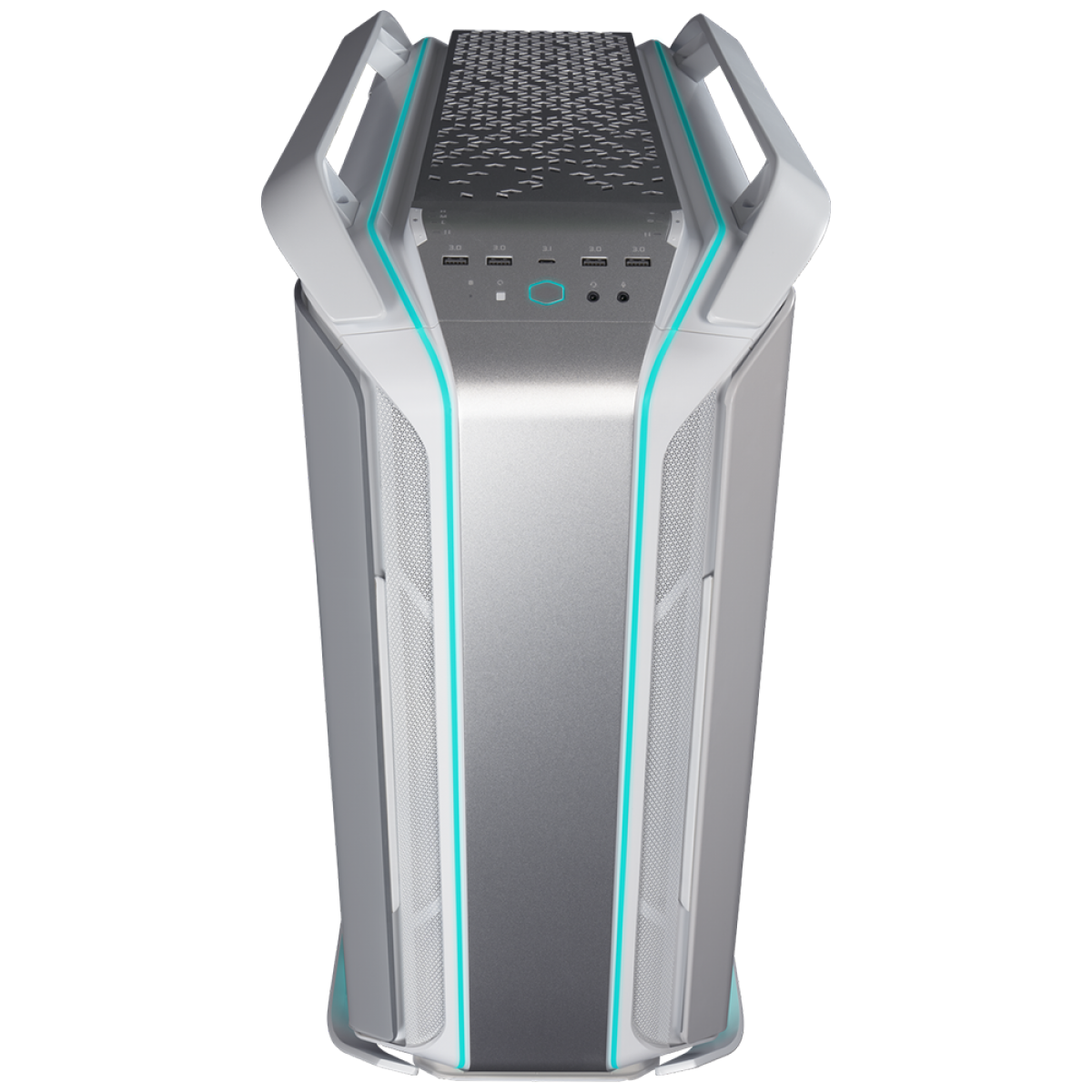 Gabinete Gamer Cosmos C700M Branco Cooler Master, Full Tower, ARGB, 4 Coolers GPU Vertical Riser - MCC-C700M-WG5N-S00 - Imagem 2