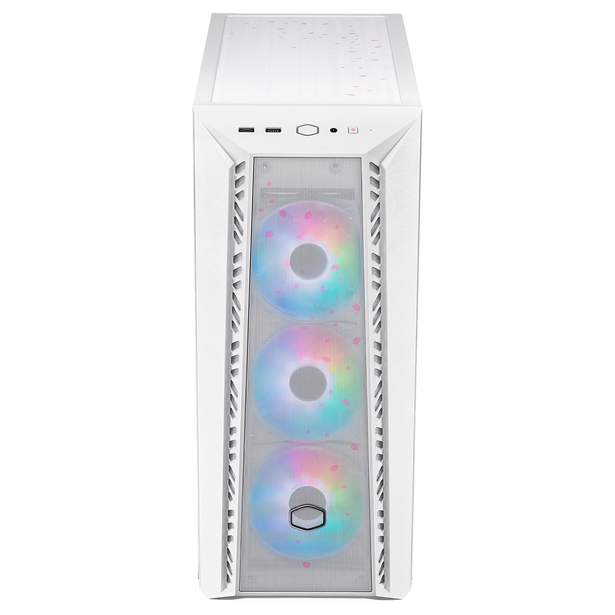 Gabinete Gamer Cooler Master Masterbox MB520 Mesh, ARGB, MidTower, Lateral Vidro, 3 Fans, Branco Sakura - MB520-WGNN-S02 - Imagem 5