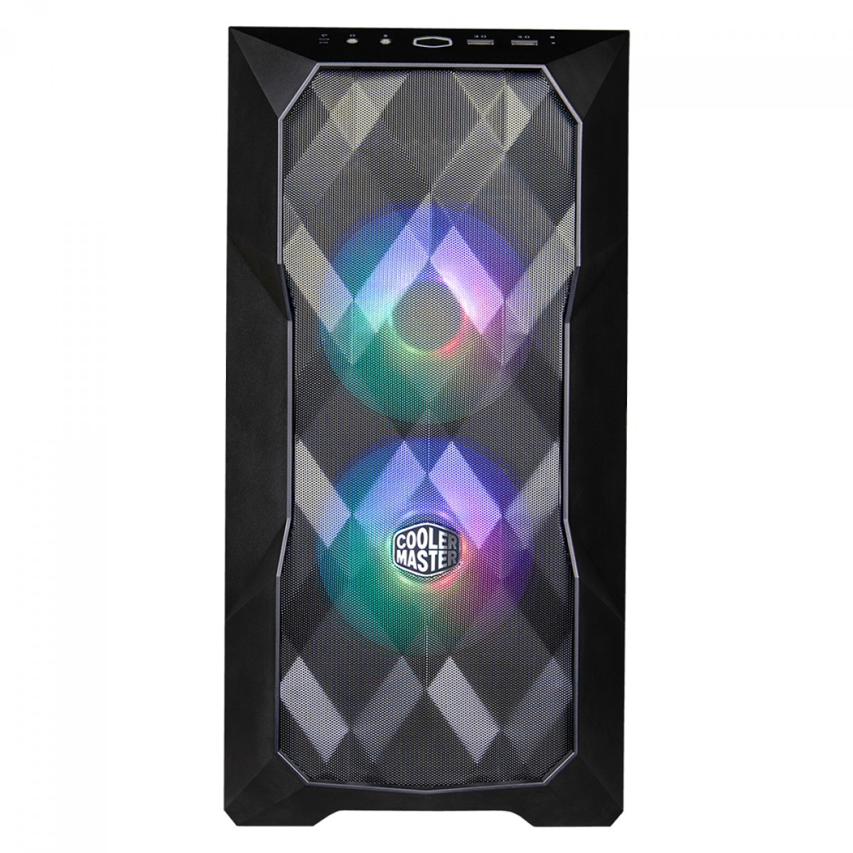 Gabinete Gamer Cooler Master Masterbox TD300 Preto, 2x Fans ARGB, Vidro Temperado - TD300-KGNN-S00 - Imagem 4