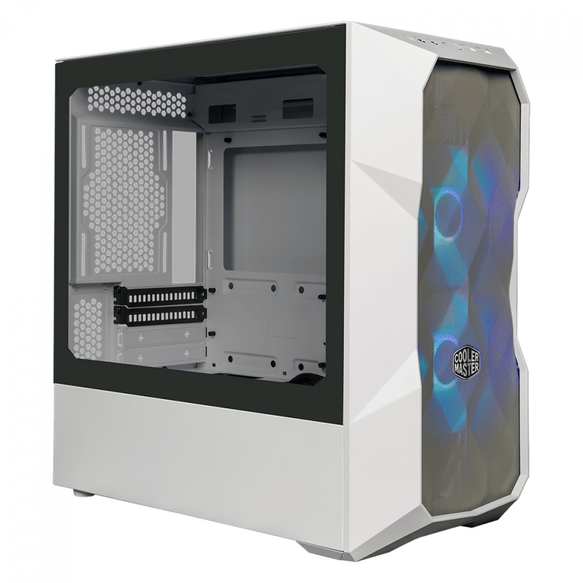 Gabinete Gamer Cooler Master Masterbox TD300 Branco, 2x Fans ARGB, Vidro Temperado - TD300-WGNN-S00 - Imagem 3