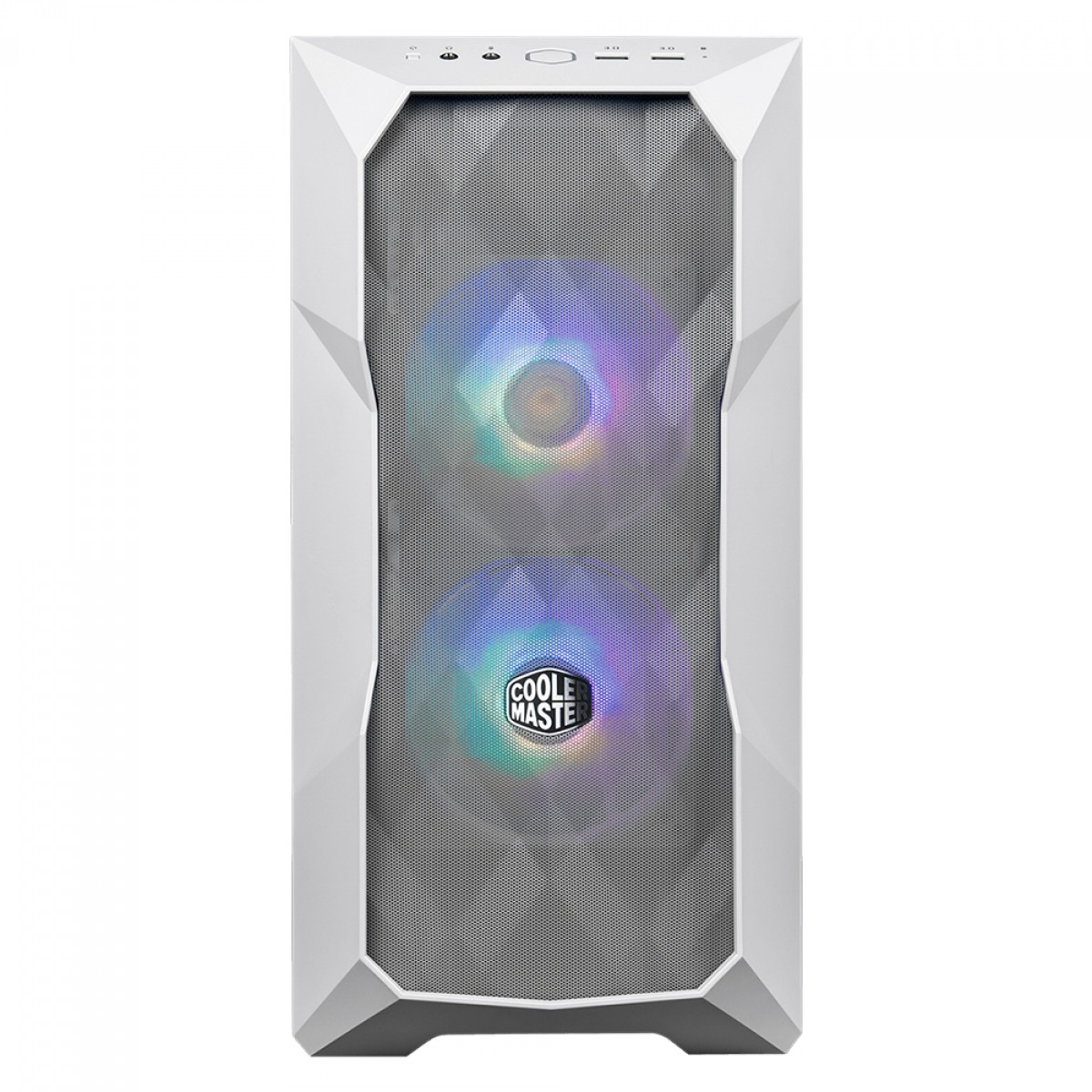Gabinete Gamer Cooler Master Masterbox TD300 Branco, 2x Fans ARGB, Vidro Temperado - TD300-WGNN-S00 - Imagem 2