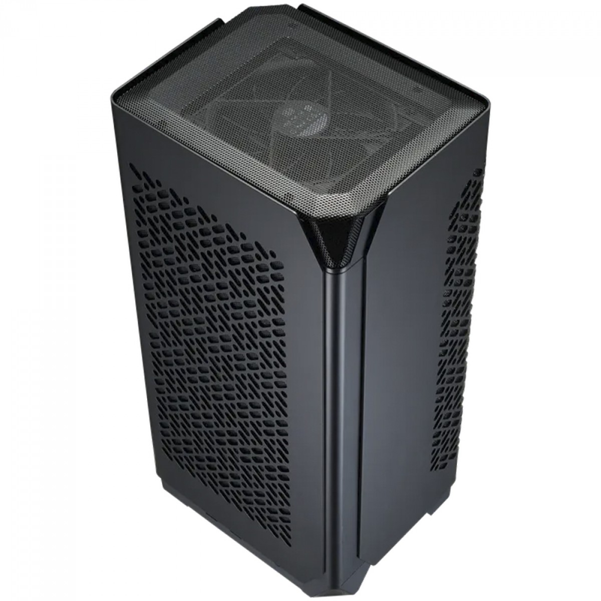 Gabinete Minimalista Cooler Master Ncore 100 Air, Mini ITX, Com 2 fans, Preto, NR100-KNNN-S00 - Imagem 3