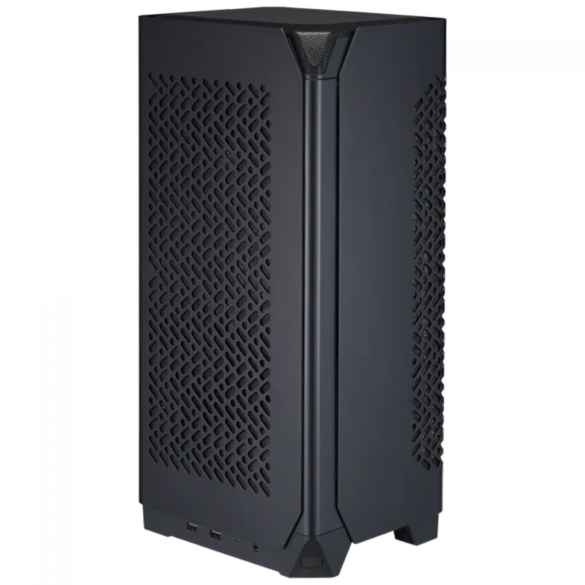 Gabinete Minimalista Cooler Master Ncore 100 Air, Mini ITX, Com 2 fans, Preto, NR100-KNNN-S00
