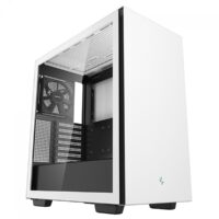 Gabinete Discreto DeepCool CH510 WH, Mid Tower, Vidro Temperado, Com 1 Fan, Branco
