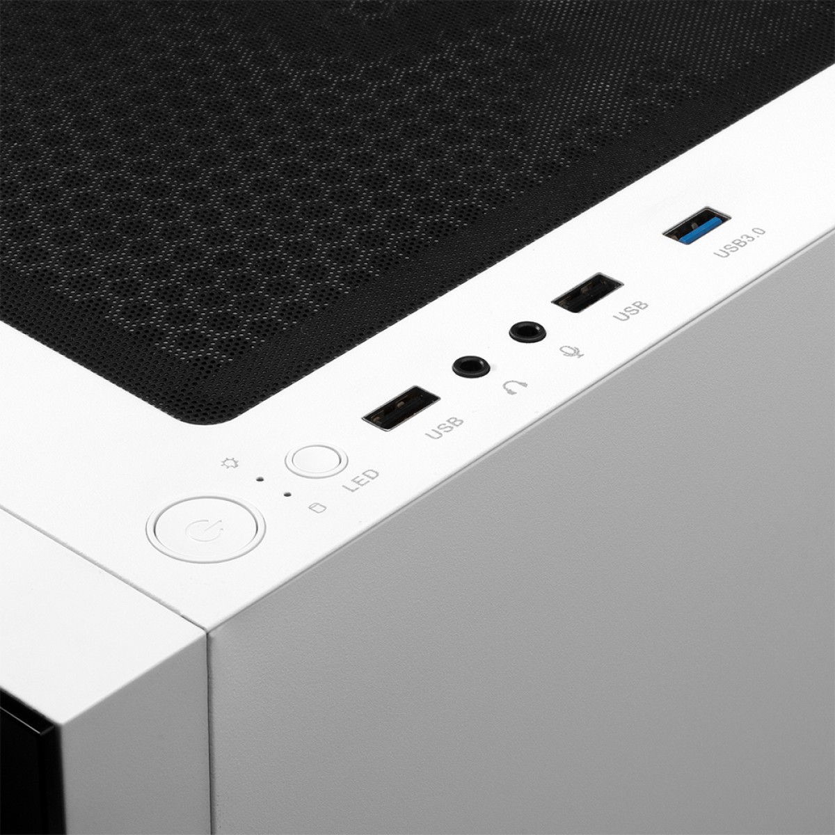 Gabinete Gamer Com 3 Fans ARGB Gamdias Talos E3 Branco/Preto, Mid Tower, Vidro Temperado, ATX - Imagem 6