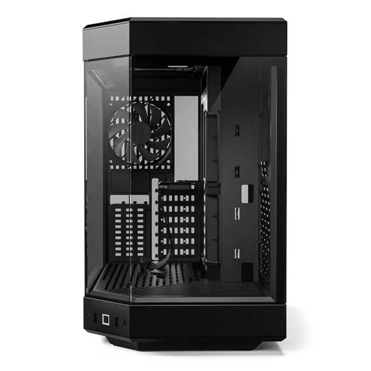 Gabinete Gamer Hyte Y60 Preto, Vidro Temperado, ATX, Com Suporte Vertical GPU Riser 4.0 e 3 fans, CS-HYTE-Y60-B - Imagem 2