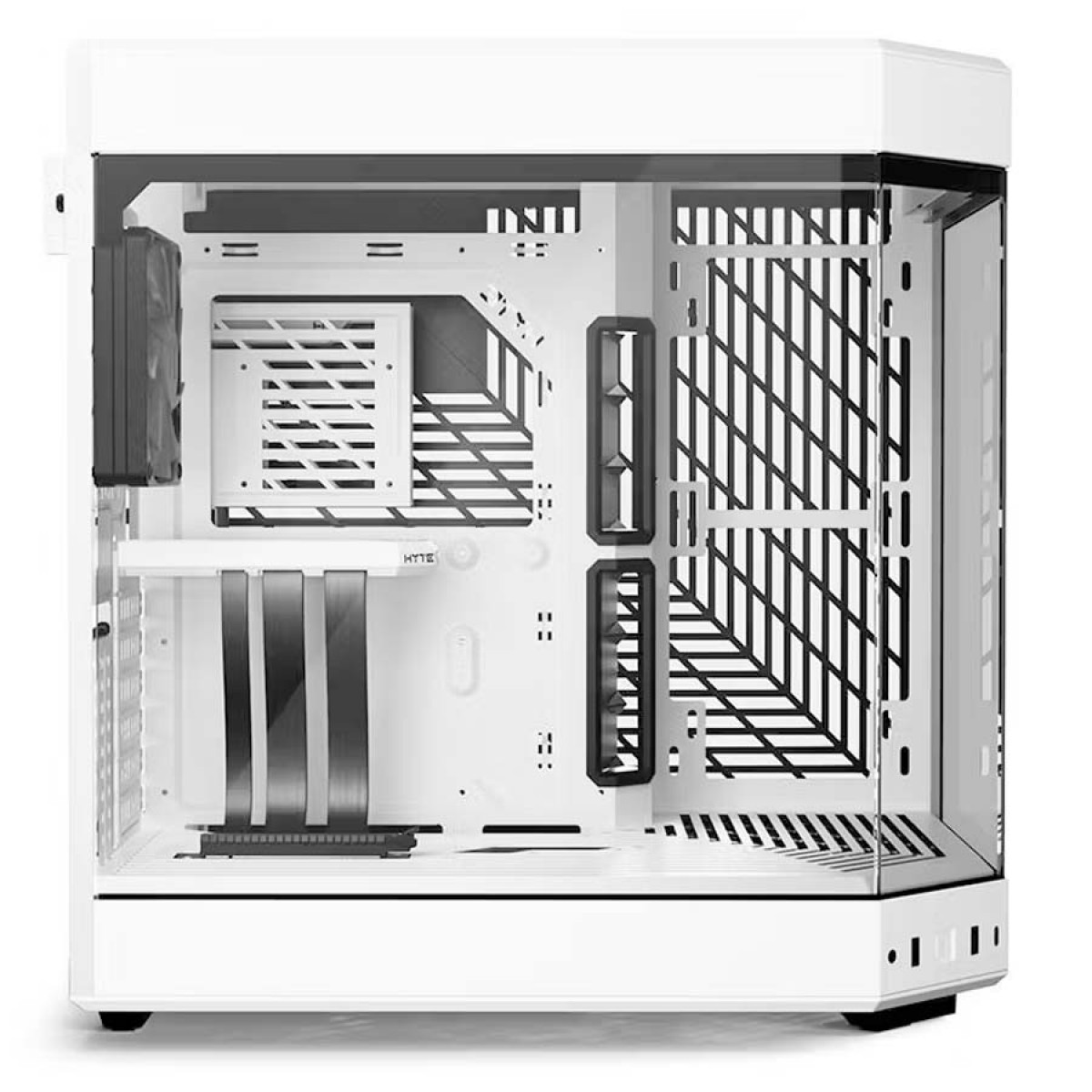 Gabinete Gamer Hyte Y60 Branco, Vidro Temperado, ATX, Com Suporte Vertical GPU Riser 4.0 e 3 fans, CS-HYTE-Y60-WW - Imagem 2