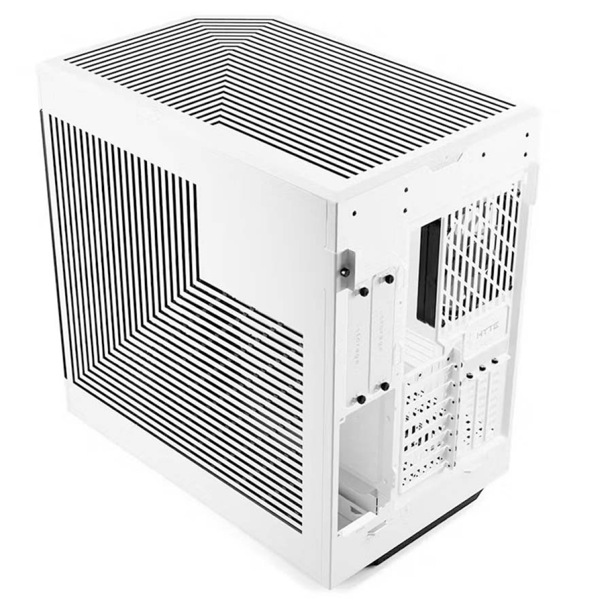 Gabinete Gamer Hyte Y60 Branco, Vidro Temperado, ATX, Com Suporte Vertical GPU Riser 4.0 e 3 fans, CS-HYTE-Y60-WW - Imagem 6