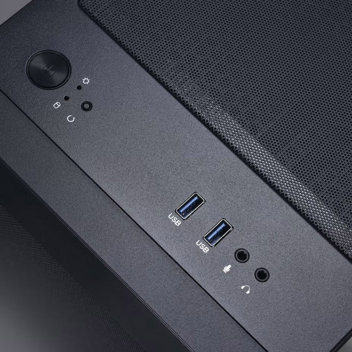 Gabinete Compacto Lian Li Lancool 205M, Mesh, Com 2 Fans ARGB, Micro ATX, Vidro Temperado, Preto - Imagem 5