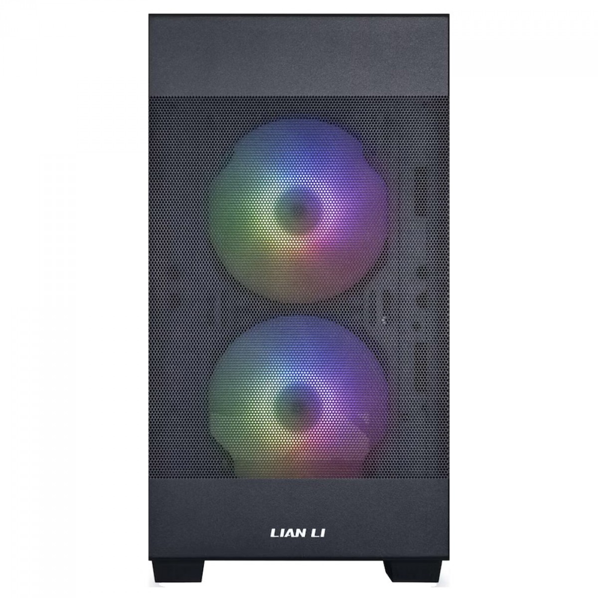 Gabinete Compacto Lian Li Lancool 205M, Mesh, Com 2 Fans ARGB, Micro ATX, Vidro Temperado, Preto - Imagem 2