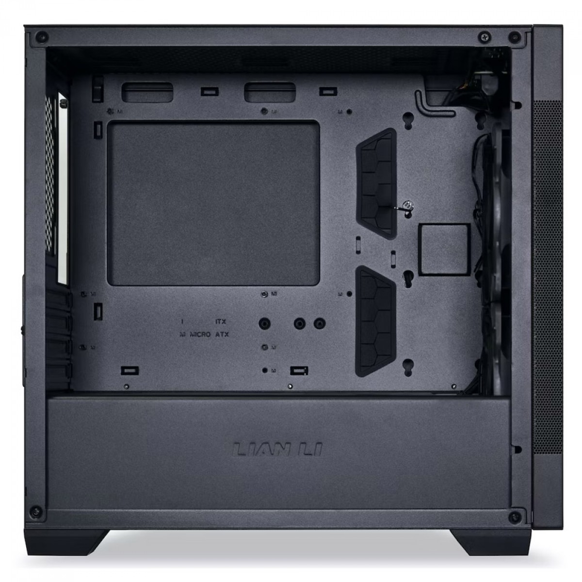 Gabinete Compacto Lian Li Lancool 205M, Mesh, Com 2 Fans ARGB, Micro ATX, Vidro Temperado, Preto - Imagem 4