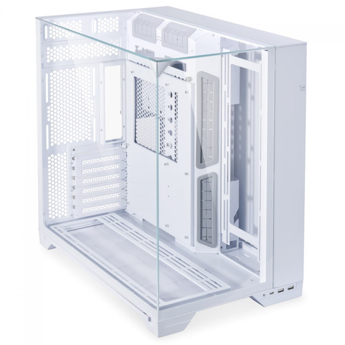 Gabinete Gamer O11 Vision Branco Lian Li, Mid Tower, Vidro Temperado, E-ATX - O11VX WHITE