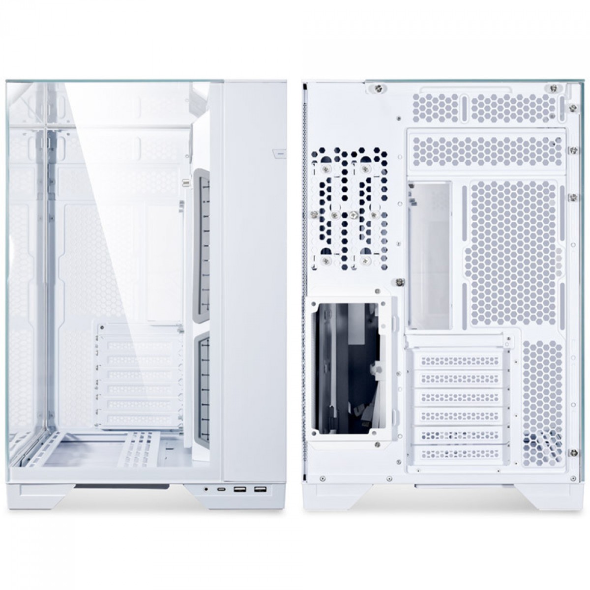 Gabinete Gamer O11 Vision Branco Lian Li, Mid Tower, Vidro Temperado, E-ATX - O11VX WHITE - Imagem 3
