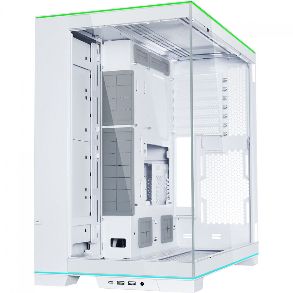 Gabinete Gamer Dynamic EVO RGB Lian Li O11D, Mid Tower, Vidro Temperado, E-ATX, Branco - O11DERGBW - Imagem 3