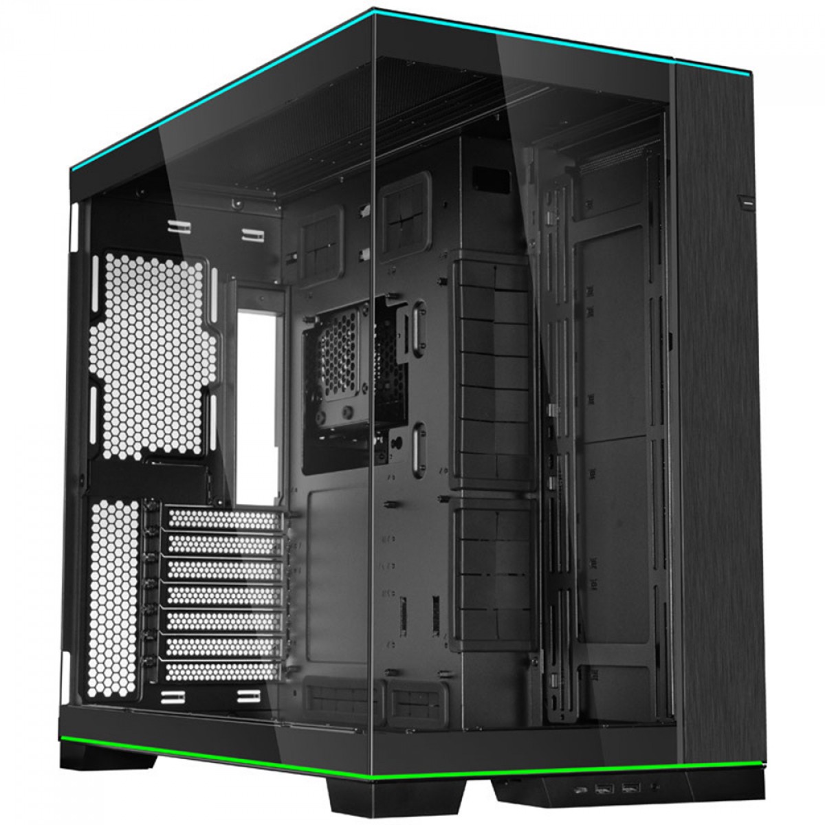 Gabinete Gamer Dynamic EVO RGB Lian Li O11D, Mid Tower, Vidro Temperado, E-ATX, Preto - O11DERGBX
