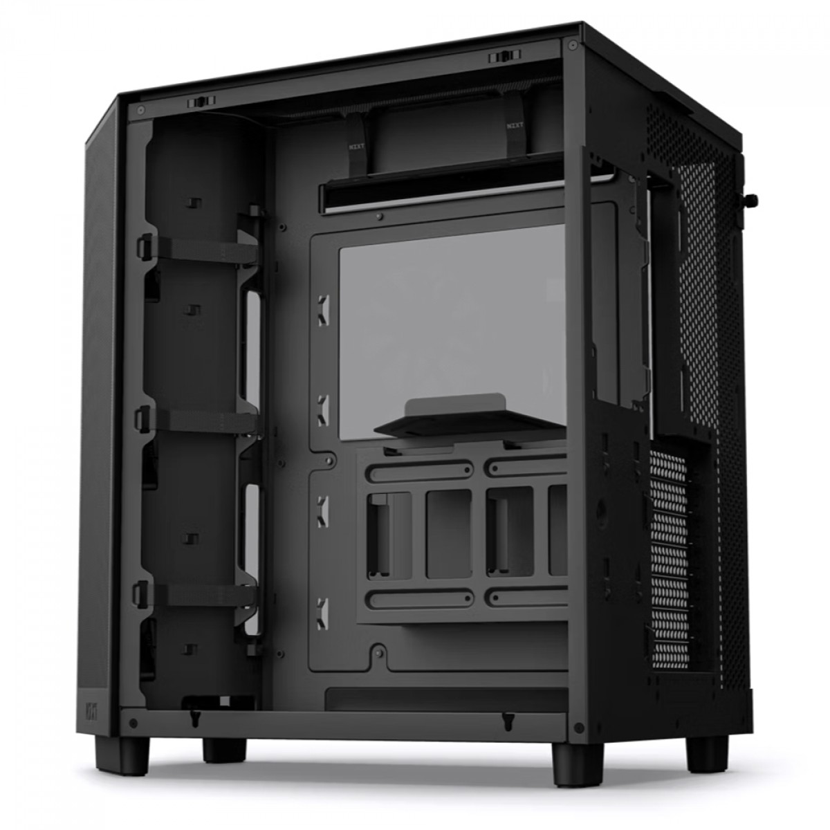 Gabinete Gamer NZXT H6 Flow Com 3 Fans, Mid Tower, Lateral Vidro Temperado, Preto, ATX - CC-H61FB-01 - Imagem 6