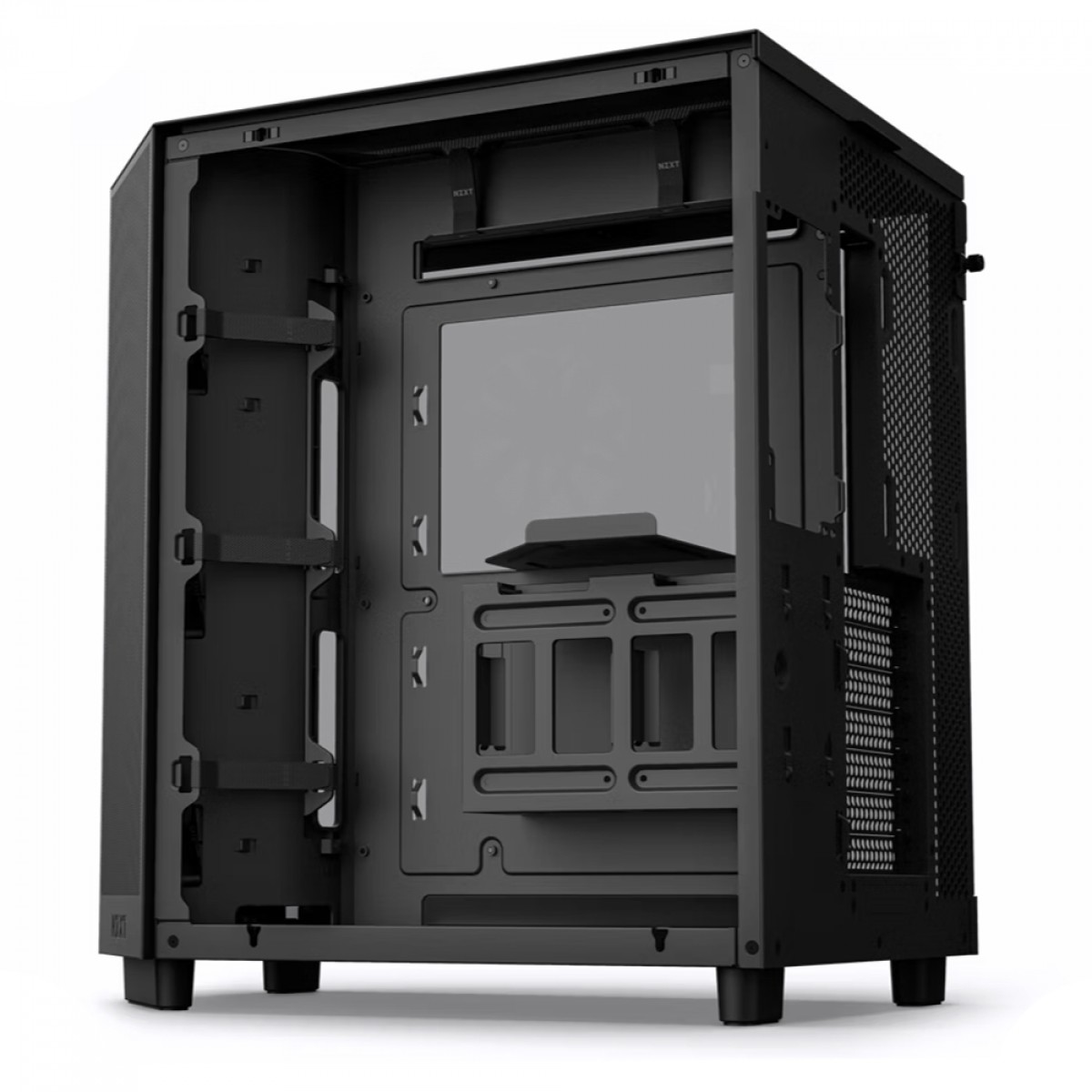 Gabinete Gamer NZXT H6 Flow 3 Fans ARGB, Mid Tower, Vidro Temperado, Preto, ATX - CC-H61FB-R1 - Imagem 6