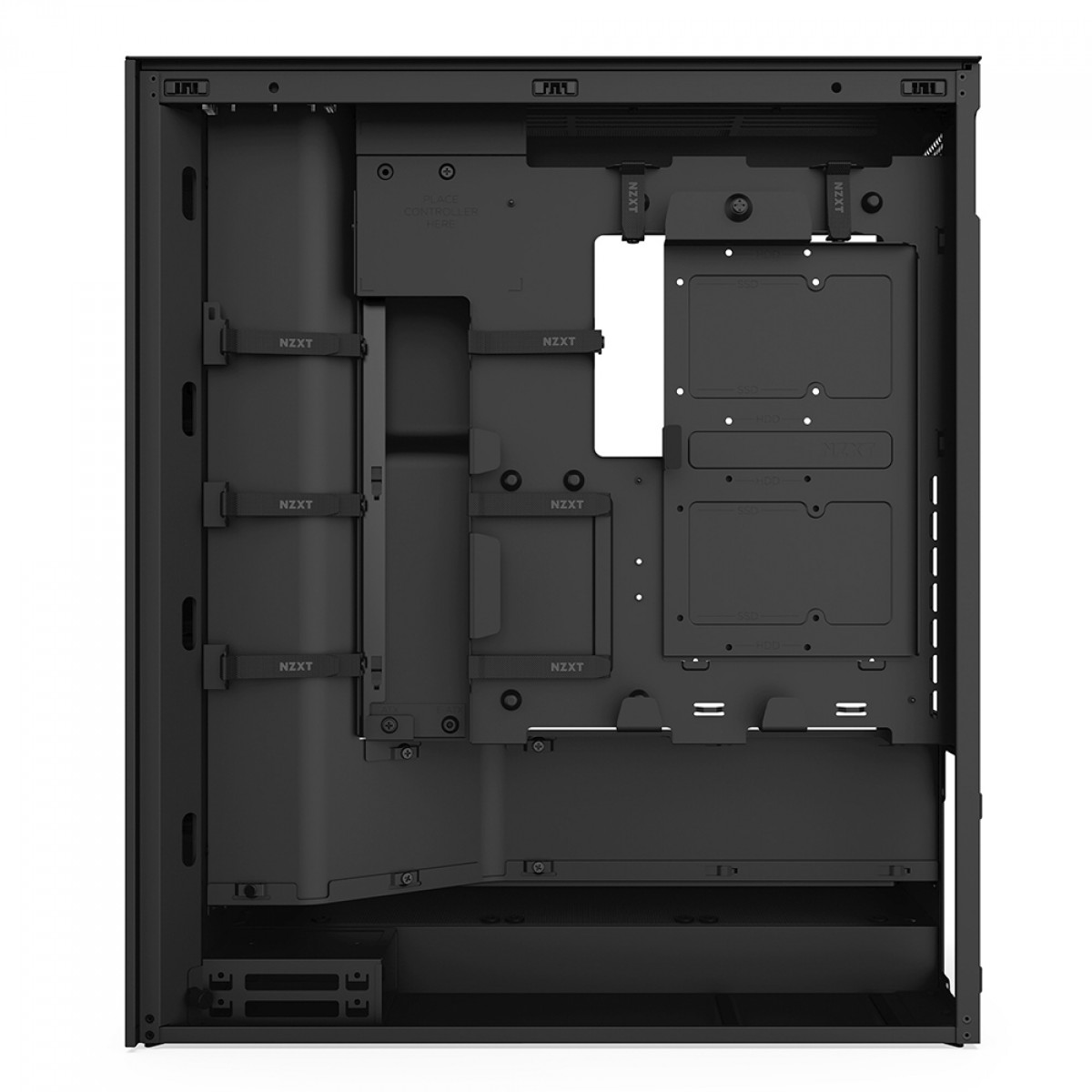 Gabinete NZXT H7 Flow, Mid-Tower, E-ATX, Lateral em Vidro Temperado, 3 Ventoinhas, Preto - CM-H72FB-01 - Imagem 4