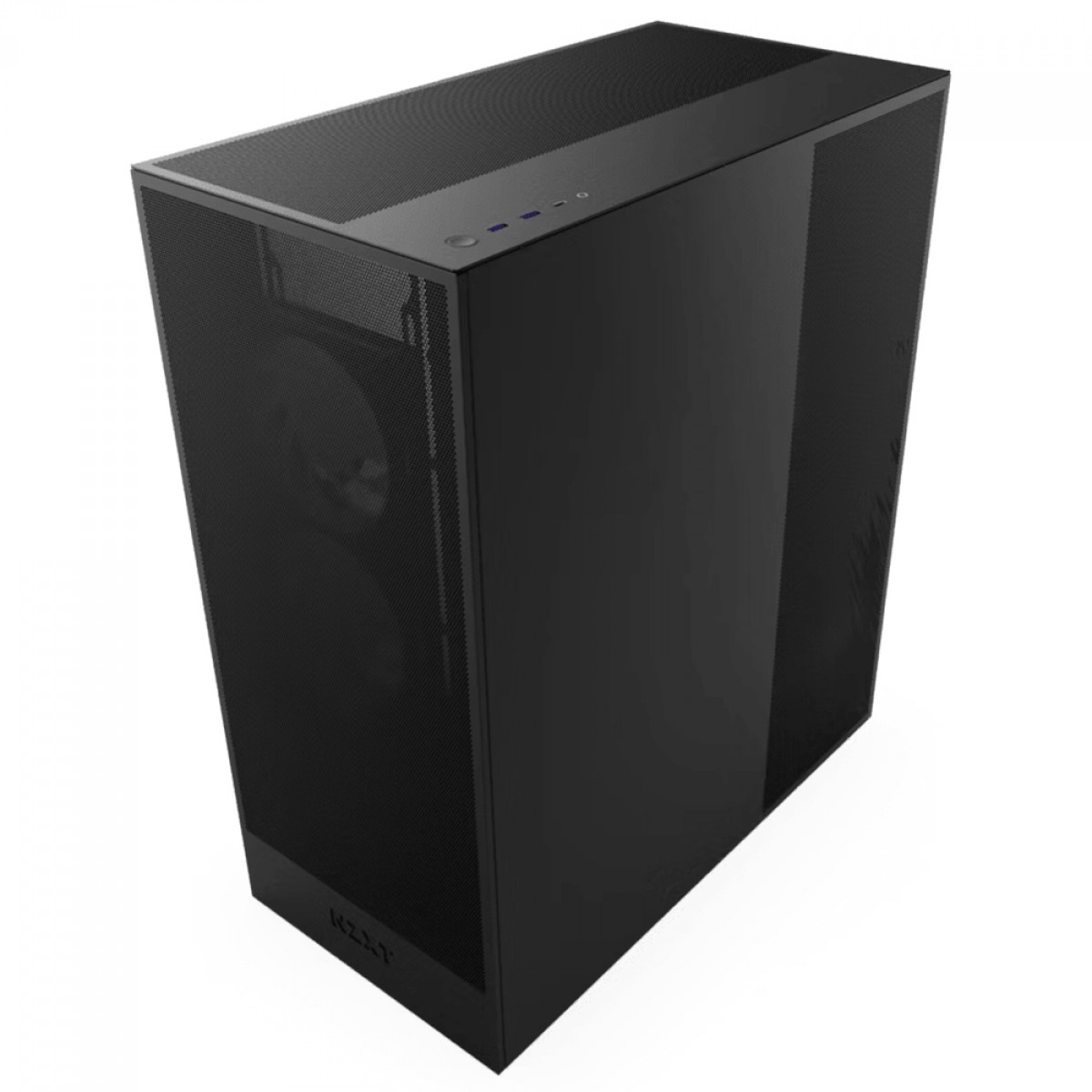 Gabinete NZXT H7 Flow RGB, Mid Tower, Vidro Temperado, E-ATX, Com 3 Fans, Preto, CM-H72FB-R1 - Imagem 4